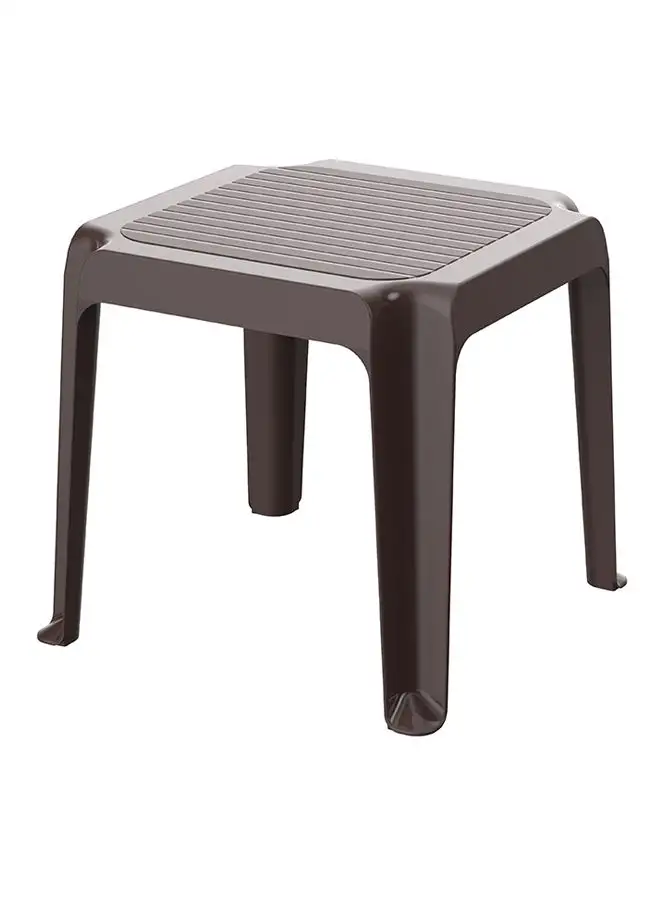 Cosmoplast Regina Low Side Table Brown 48x48x43cm