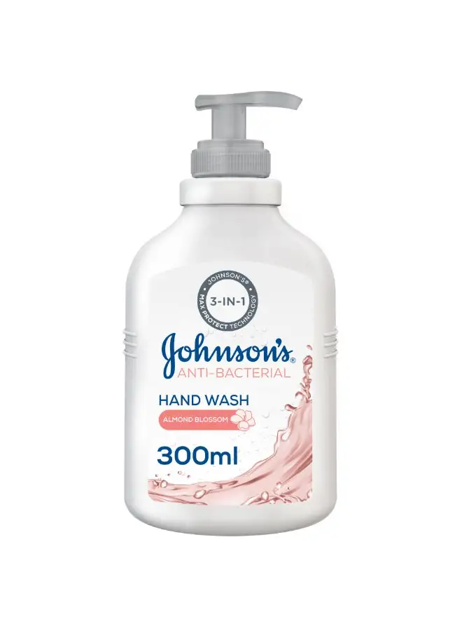 Johnson's Hand Wash Anti Bacterial Almond Blossom 300ml