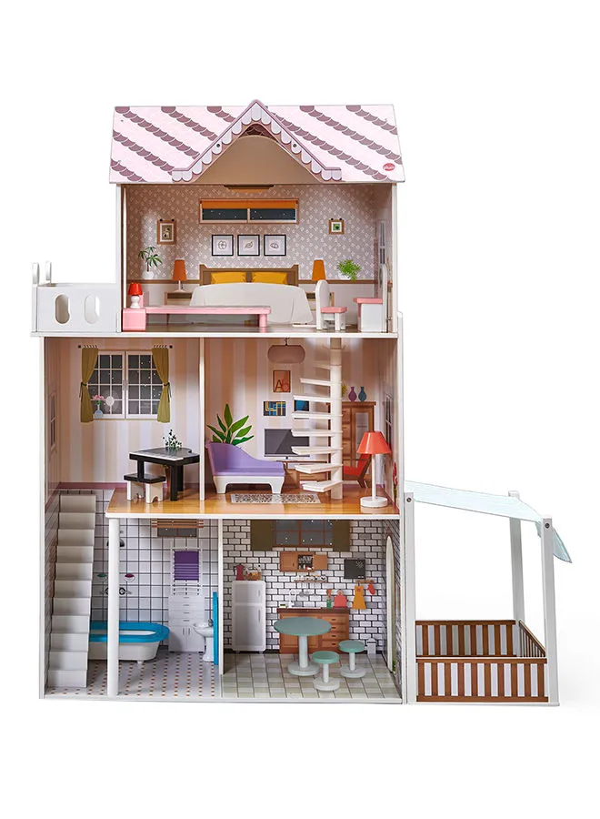 Plum Shorehouse Wooden Dolls House 120x102.50x30cm