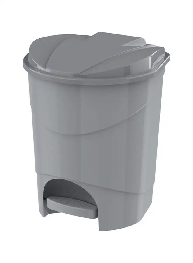 Cosmoplast Pedal Bin W/Inn-Pearl Grey 15.0Liters