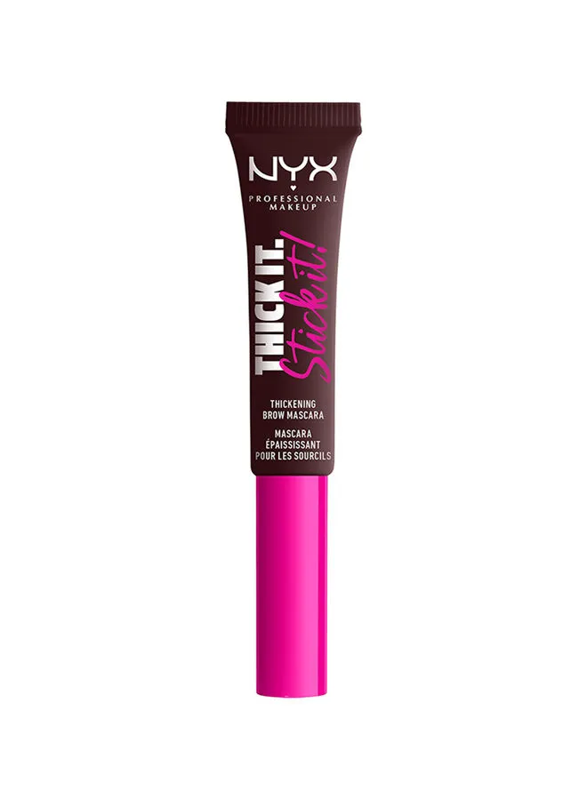 NYX PROFESSIONAL MAKEUP Thick It Stick It مكثف للحواجب ماسكارا اسبريسو