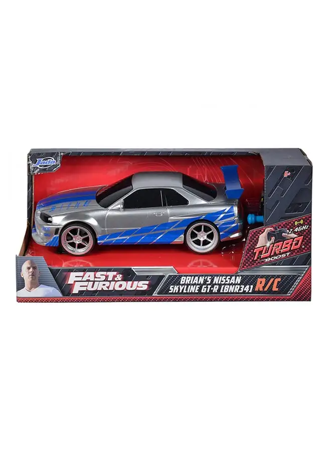 JADA Fast And Furious Remote Control Nissan Skyline GTR Car