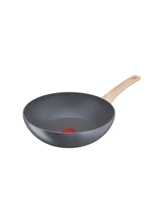 Tefal G6 Natural Force Wokpan With Thermo-Spot Aluminium Grey 28cm