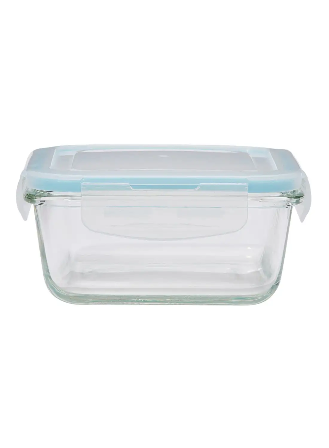 TALIONA Boro Pro Square Food Storage Container With Lid Blue/Clear 570ml