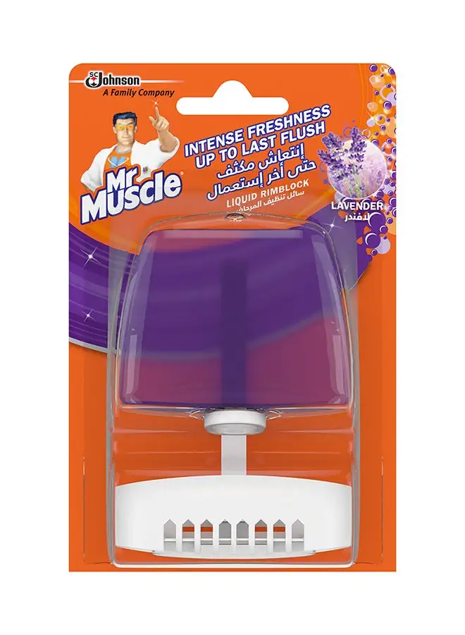 Mr Muscle 4-In-1 Lavender Liquid Rimblock 55ml