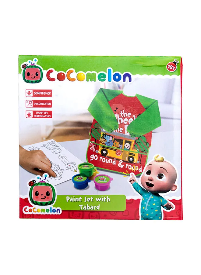 Cocomelon Paint Set With Tabard 30cm