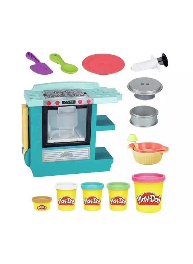Play-Doh Play-Doh Kitchen Creations Rising Cake Oven Kitchen Playset, Play Kitchen Appliances, Preschool Toys, Kitchen Toys for 3 Year Old Girls and Boys and Up