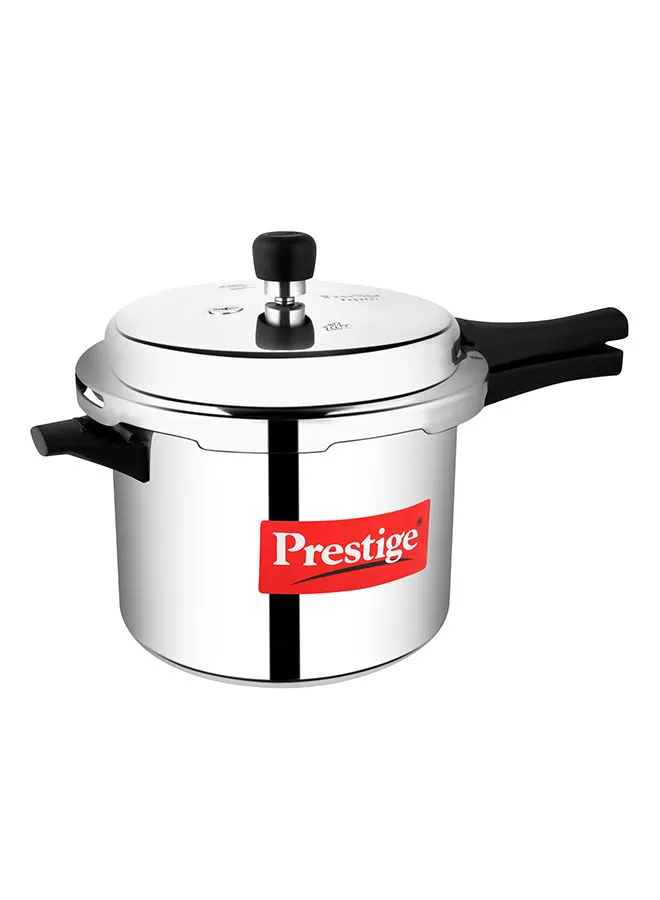 Prestige Stainless Steel Popular Induction Compatible And Thick Alpha Base Sturdy Handles Preesure Cooker 5Liters