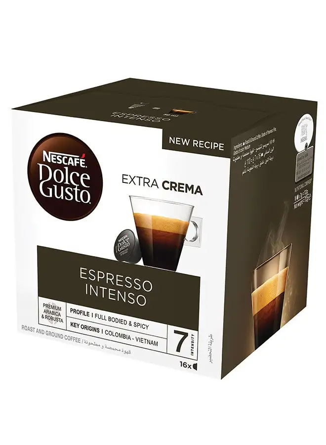 Nescafe Dolce Gusto Espresso Intenso Capsules 112grams Pack of 16