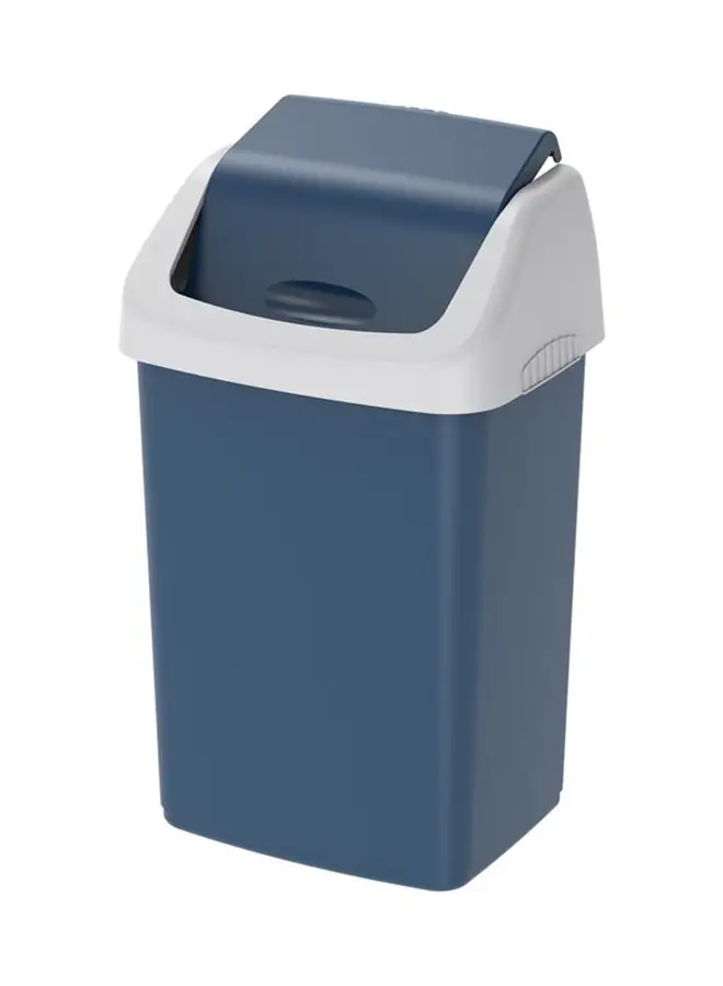 Cosmoplast Flip Top Waste Bin Blue 20.0Liters