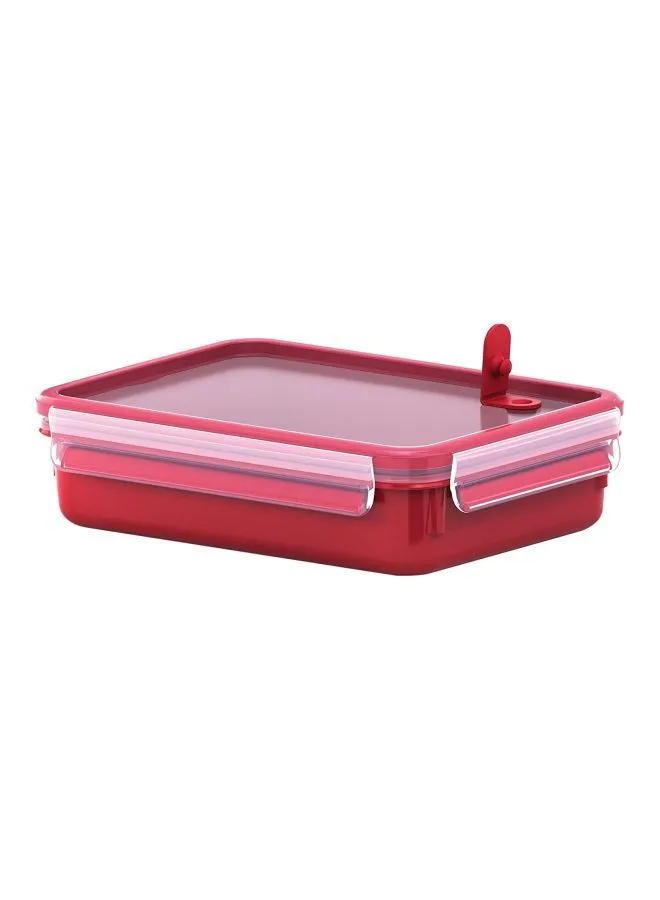 Tefal Masterseal Micro-Box Food Container Plastic Red/Clear 1.2Liters