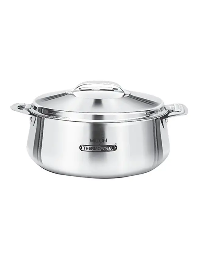 Milton Luxuria Stainless Steel Casserole Silver 3.41Liters