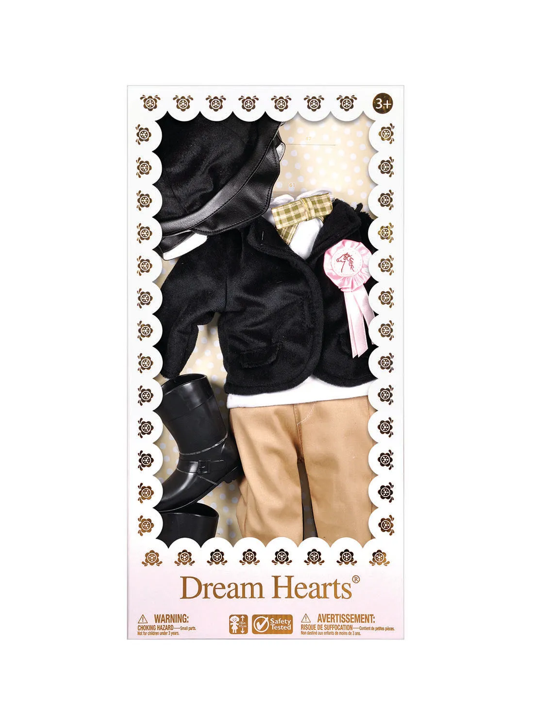 Lotus Dream Hearts Equestrian Outfit Set For Fashion Dolls 21.5 x 5.5 x 43cm