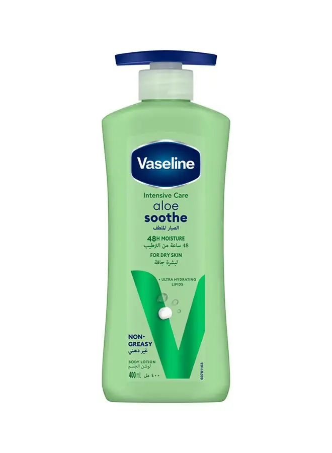 Vaseline Intensive Care Body Lotion For Dry Skin Aloe Soothe 400ml