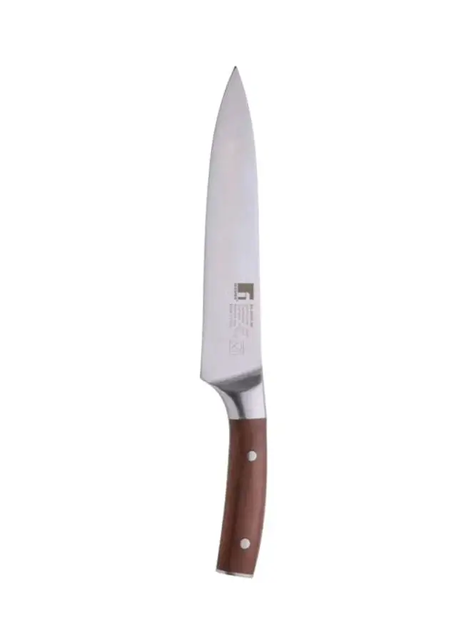 BERGNER Wolfsburg SS Chef Knife Silver/Brown 20cm