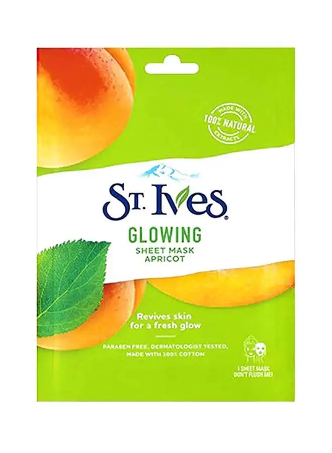 ST. Ives Glowing Apricot Sheet Mask