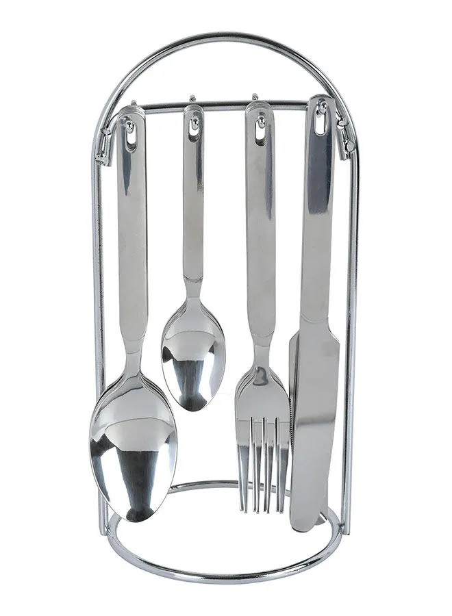 Winsor 24-Piece Stainless Steel Cutlery Set Silver 24x13cm