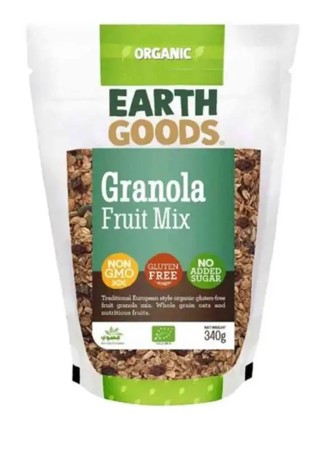 Earth Goods Organic Gluten-Free Granola Mix 340grams