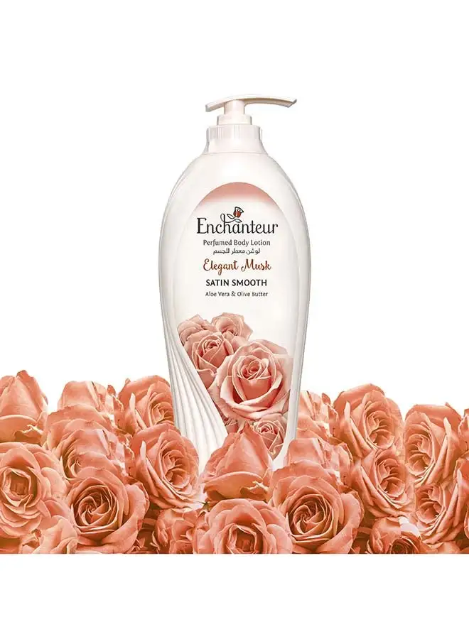 Enchanteur Elegant Musk Perfumed Body Lotion 750ml