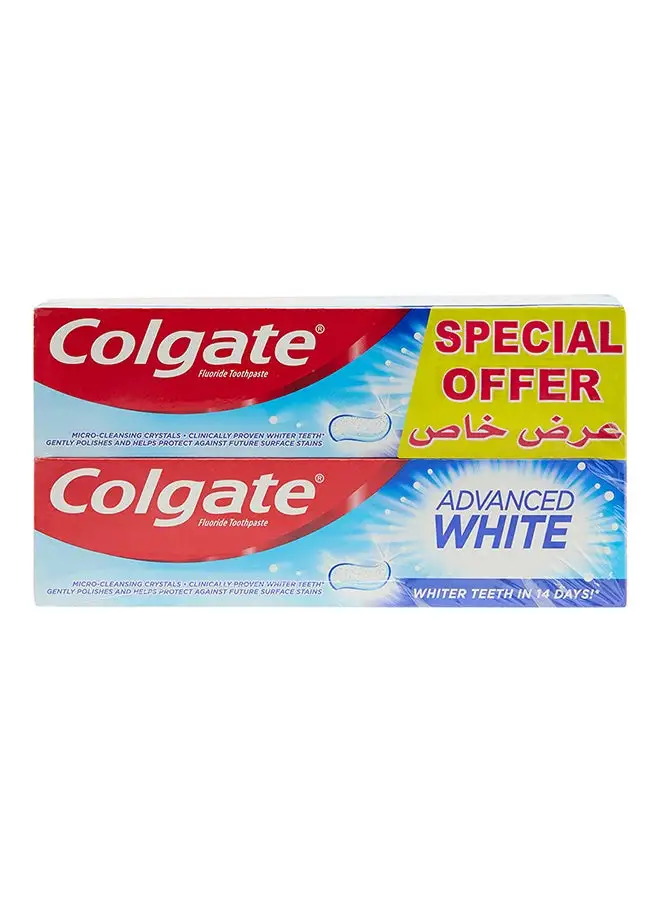 Colgate Advanced Whitening Toothpaste 100ml Pack of 2