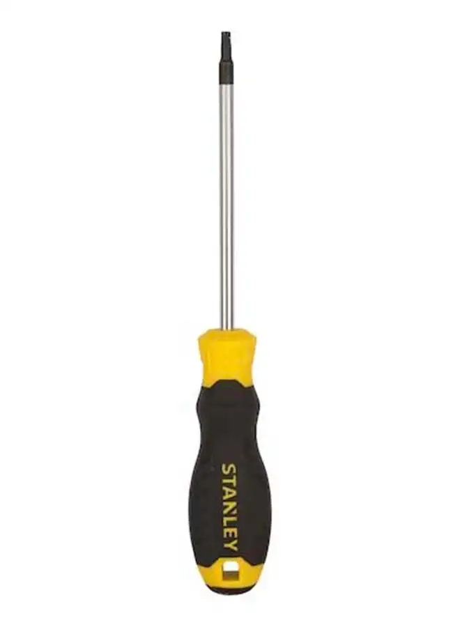 Stanley Cushion Grip Screw Driver Yellow/Black/Silver 100mm