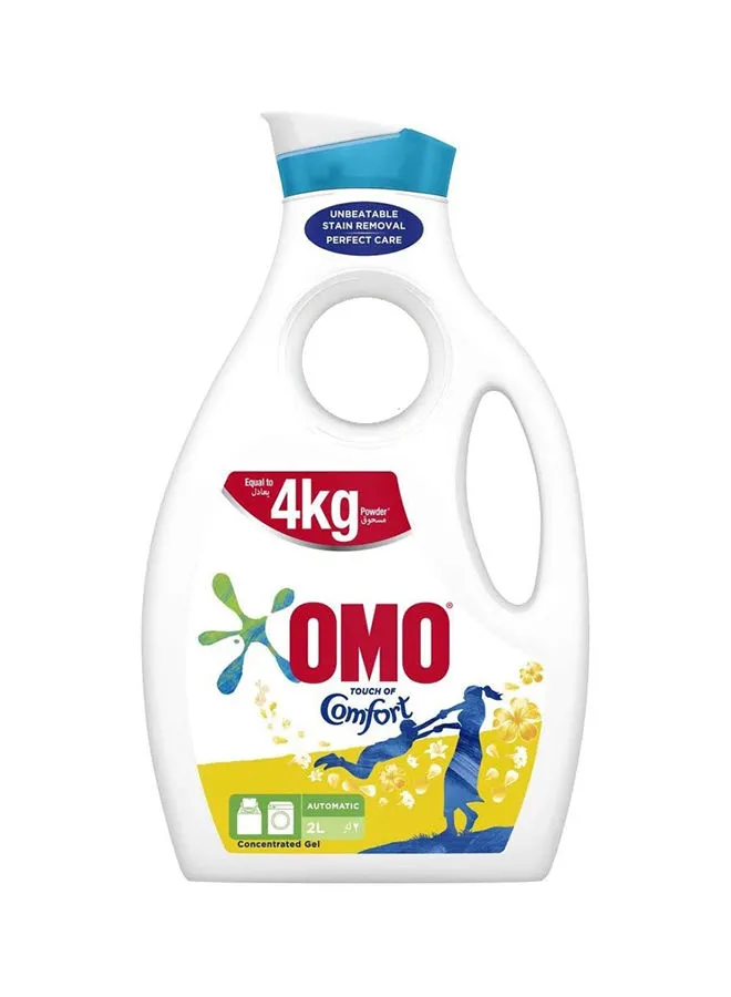 Omo Liquid Laundry Detergent with Touch of Comfort 2Liters