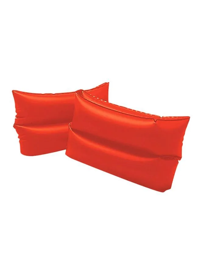 INTEX 1-Pair Of Large Arm Bands In Red For Early Learner Of Swimming For Kids 25x17cm