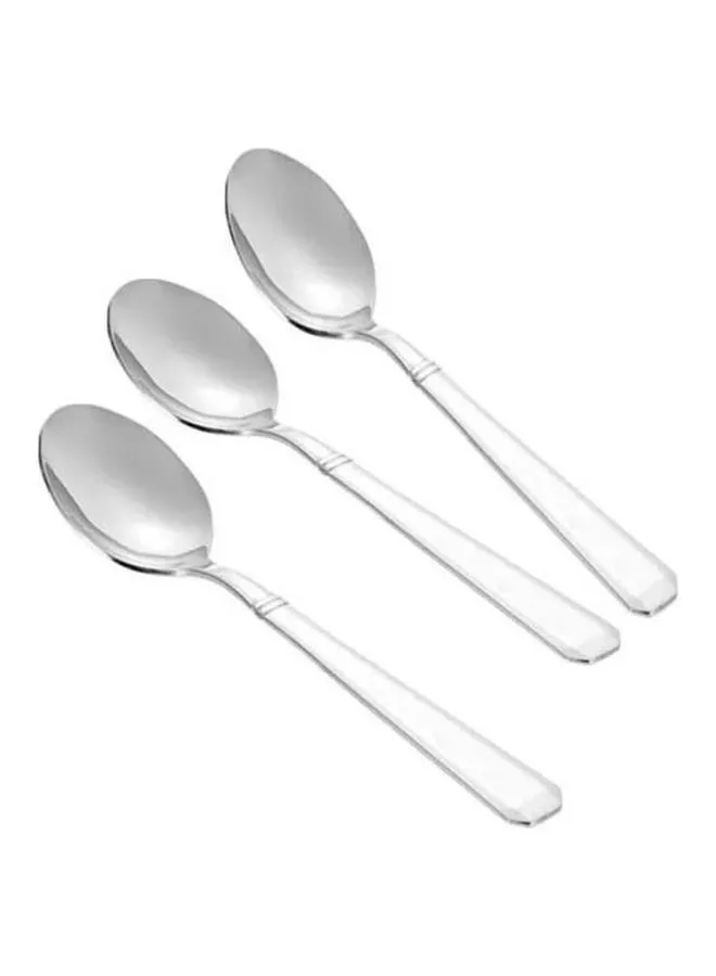 Winsor 3-Piece Tea Spoon Set Stainless Steel Silver