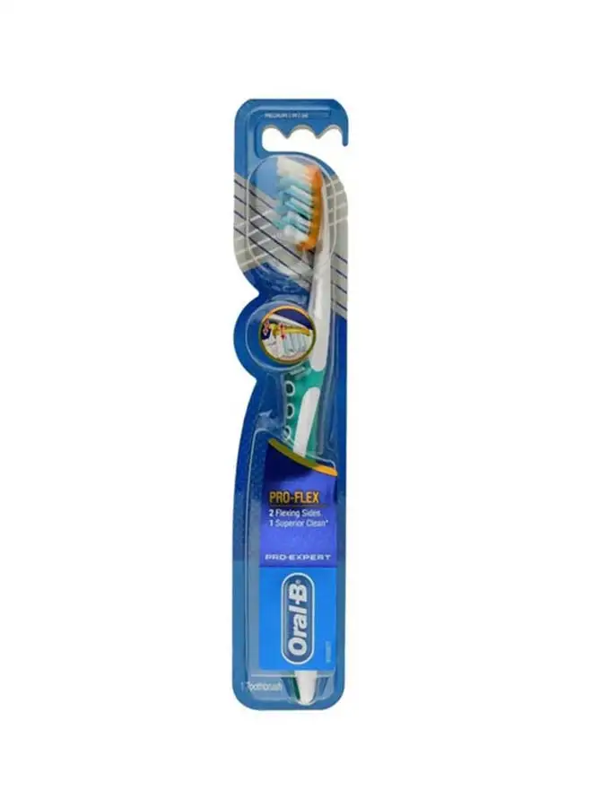 Oral B Pro-Expert Clinic Pro-Flex Medium Manual Toothbrush, 1 Count Multicolour