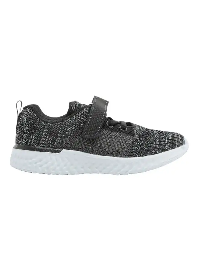 ZAHA Baby Boys Knit Velcro Sneakers Black