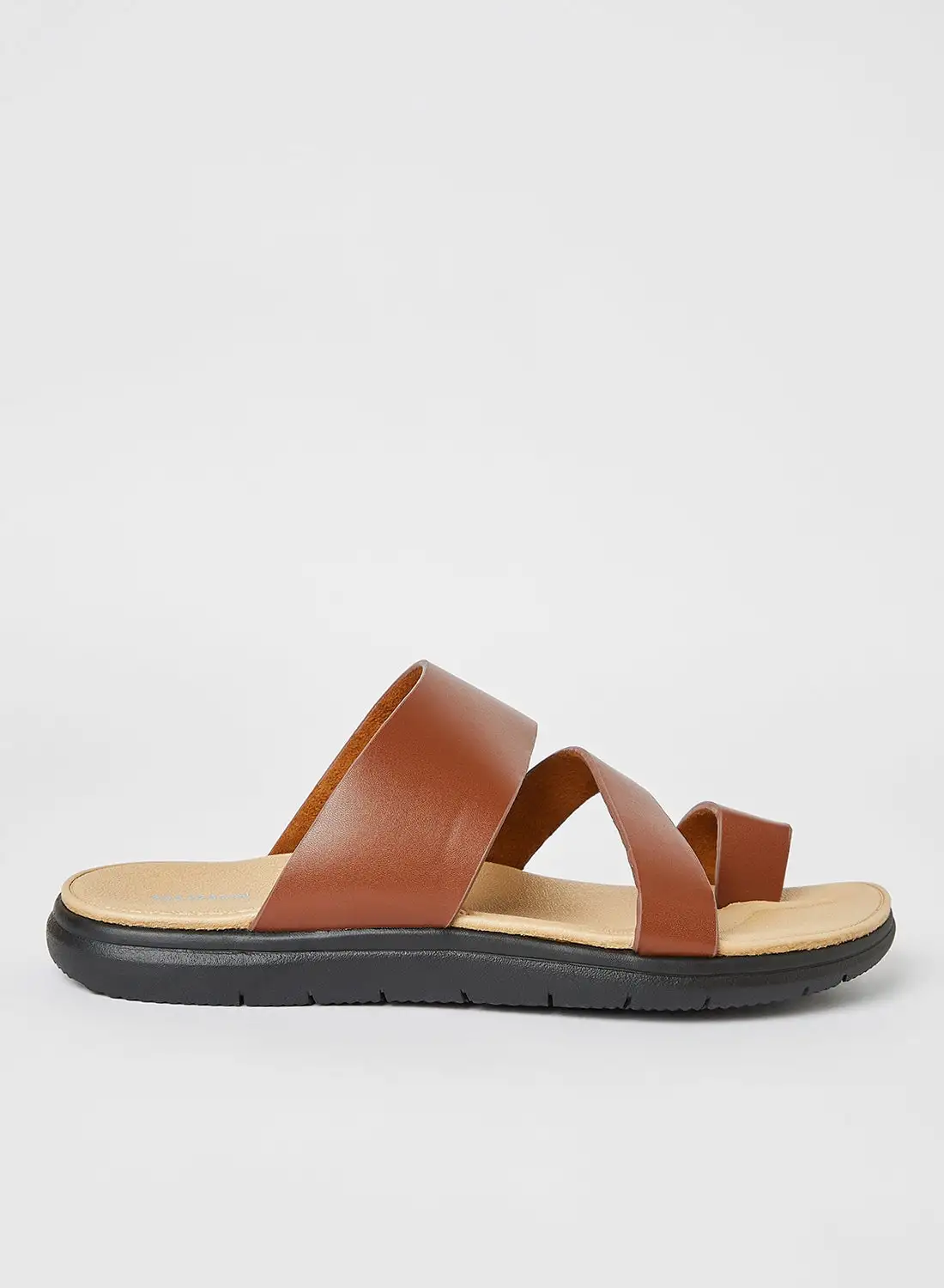 QUWA Casual Slip-On Sandals Tan