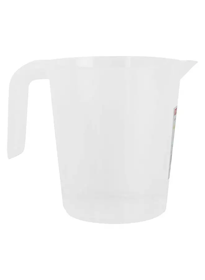 Prestige Transparent Measuring Pot With Handle White 1Liters