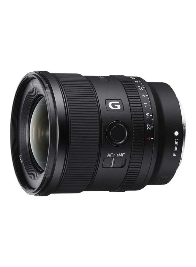 Sony FE 20mm F1.8 G High-Resolution Prime Lens, Ultra-wide Angle, SEL20F18G Black 