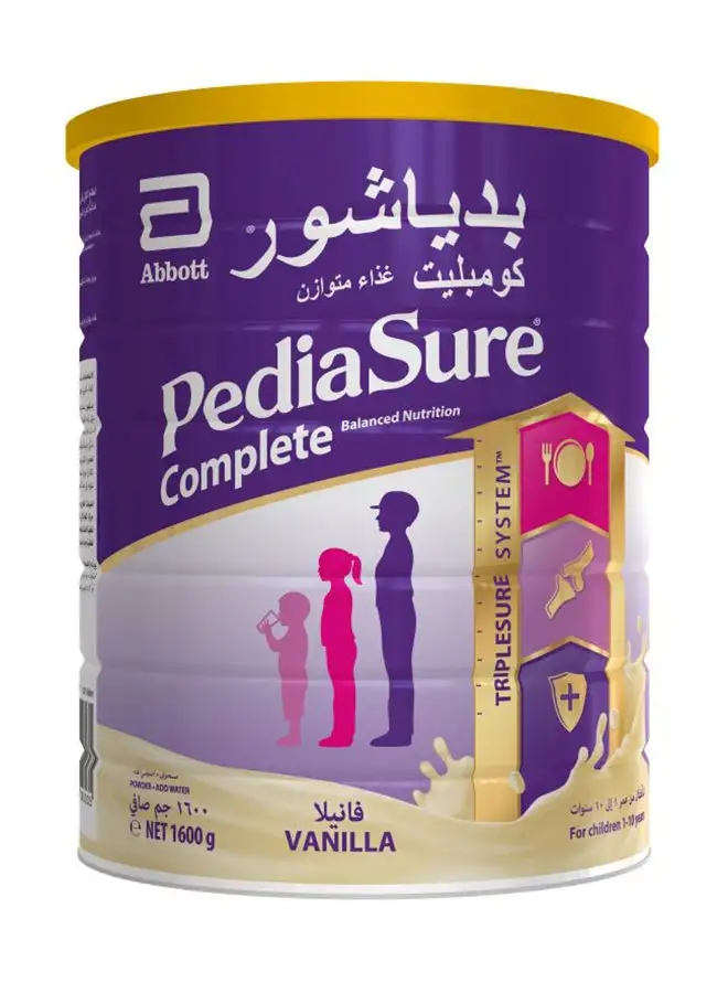 Pediasure Vanilla Flavour Complete Balance Nutrition Baby Formula 1600grams