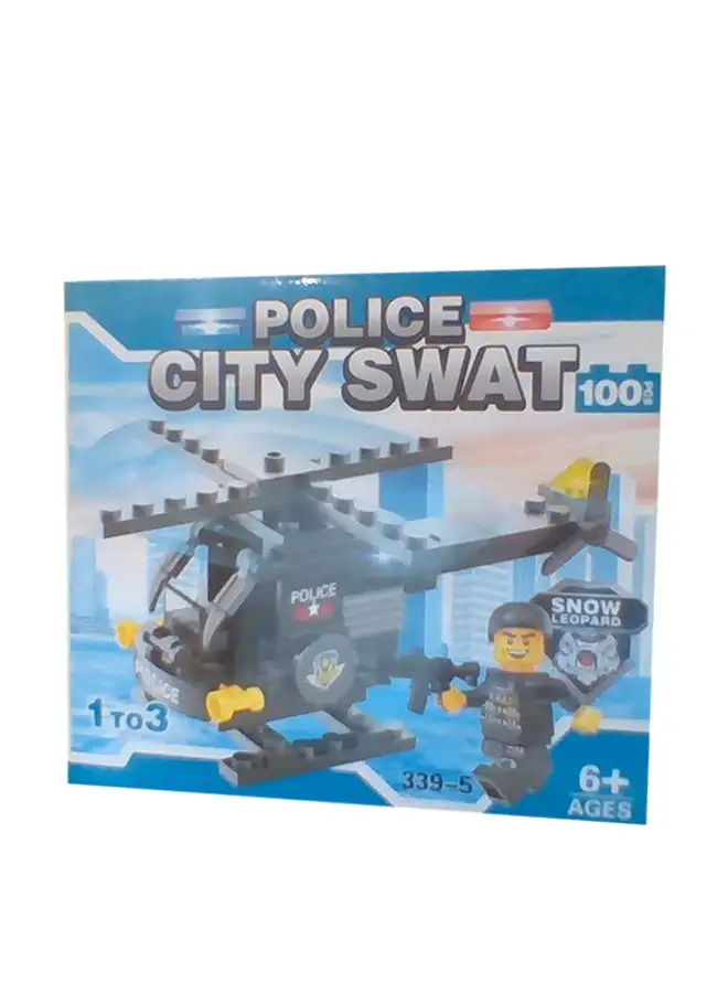 Generic 96-Pieces Police Swat Building Blocks