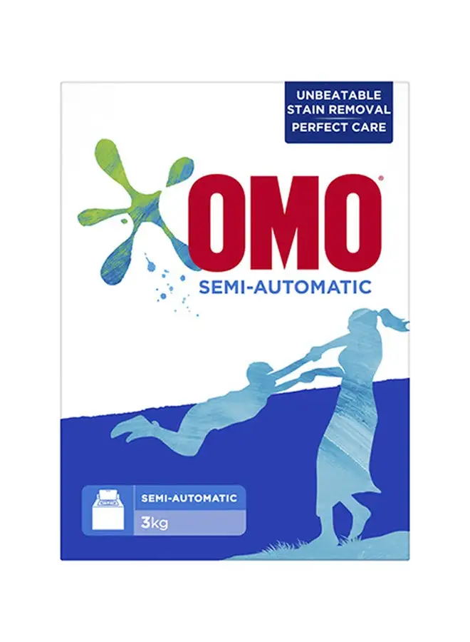 Omo Laundry Powder Detergent For Top Load Machine Semiautomatic For Unbeatable Stain Removal 3kg