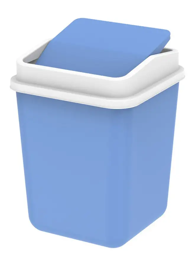 Cosmoplast Swivel Waste Bin- Blue 15.0Liters