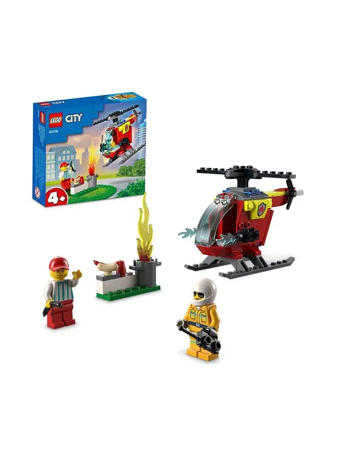 LEGO 60318 City Fire Helicopter 60318 Building Kit (53 Pieces) 4+ Years