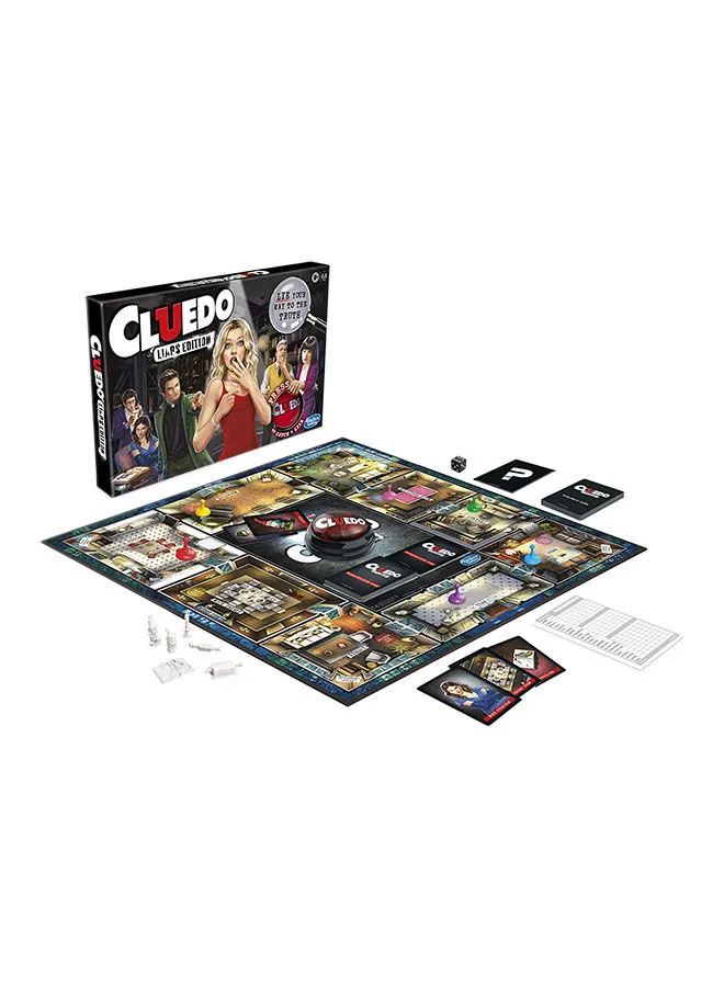 HASBRO - GAMING Cluedo Liars Edition Board Game; Murder Mystery Game for Kids 8 and Up; Expose Dishonest Detectives With the Liar Button