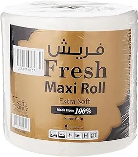 Soft N Hygienic Fresh Maxi Roll Tissue 1000 Grams Embossed - Kitchen Paper Towel, More Sterilized, Tissue Paper Single Roll.