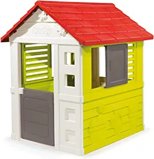 Smoby Wendy House and Playhouse for Kids | Colorful Playhouses Garden Easy to Assemble Made from Durable & Weatherproof anti-UV Plastic ages 2+ years