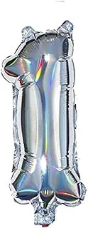 HEMA Iridescent Foil Balloon, Number 1, 30cm, Silver