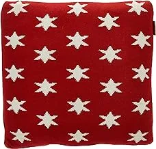 Pluchi Knitted Baby Pillow - Red & Natural, Piece Of 1