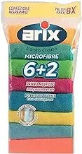 Arix Arix-Microfibre Cloths 6+2 Pack of 8