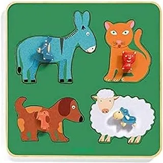 Djeco Family Farm Wooden Puzzle