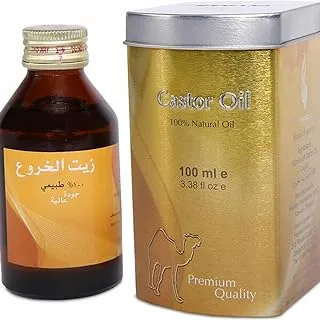 Hemani Castor hair Oil, 100 ml - Natural Castor Oil for Protect hair from Dandruff & Hair Fall Helps Nourish Hair