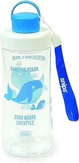 Snips Tritan Decorated Water Bottle 0.50 L - Save The Ocean - Whale