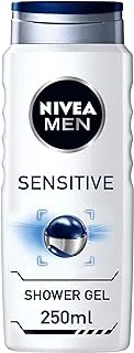 NIVEA MEN 3in1 Shower Gel Sensitive, Bamboo Extract Masculine Scent, 250ml