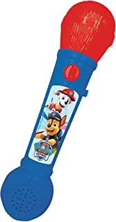 Lexibook Paw Patrol Lighting Microphone with Melodies and Sound Effects, Blue,Red MIC80PA