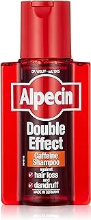 Alpecin Double Effect Caffeine Shampoo 1X 200Ml Anti Dandruff And Natural Hair Growth Shampoo Energizer For Strong Hair Hair Care For Men Made In Germany, Red